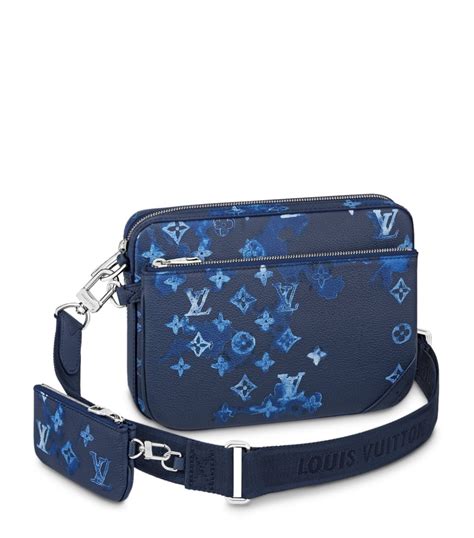 lv bag blue strap|lv strap bag men.